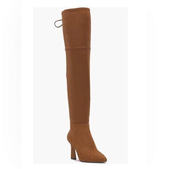 2270- Vince Camuto Taplana2 Over-the-Knee Boots Warm Caramel Size 7.5 M NWT - Picture 2 of 14